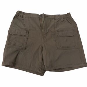 Croft & Barrow Men's Olive Cargo Shorts Waist 42 NWT
